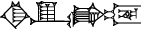 cuneiform KI.IG.GA.|NINDA₂×NE|
