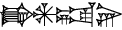 cuneiform GA.AN.ZE₂.IR