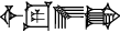 cuneiform |IGI.DIB|.SA.GA