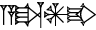 cuneiform A.ŠA.AN.GAR₃