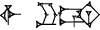 cuneiform IGI RU.GU₂
