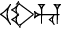 cuneiform U.DIN.HU