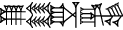 cuneiform U₂.LI.GI₄
