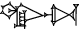 cuneiform version of |GIR3.ARAD|