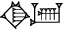 cuneiform version of |KI.IB|