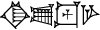 cuneiform version of |KI.SU.LU.GAR|